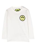 Barrow kids logo-print long-sleeve T-shirt - Blanc - thumbnail