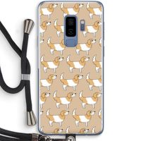Doggy: Samsung Galaxy S9 Plus Transparant Hoesje met koord