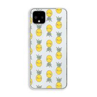 Ananas: Pixel 4 XL Transparant Hoesje