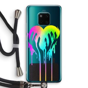 Hold My Heart: Huawei Mate 20 Pro Transparant Hoesje met koord