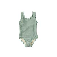 Salted Stories zomer badpak meisjes - groen - Glitter Salted Stories zomer badpak meisjes - groen - Glitter