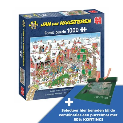 Puzzel xms jvh santas village 1000