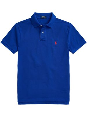 Polo Ralph Lauren chemise boutonnée à motif Polo Pony - Bleu