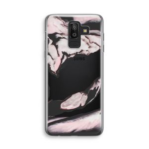 Roze stroom: Samsung Galaxy J8 (2018) Transparant Hoesje