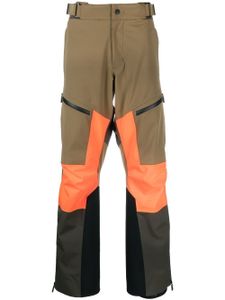 Moncler Grenoble pantalon de ski à design colour block - Vert