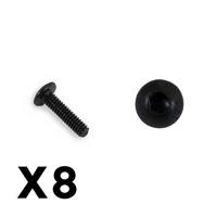 FTX - Outback Button Head Screw M2*8 (8) (FTX8228)
