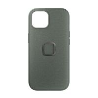 Peak Design - Mobile Everyday Fabric Case Iphone 15 - Charcoal Sage