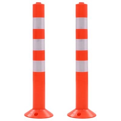 VidaXL Verkeerspalen 75 cm kunststof 2 st