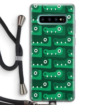 Crocs: Samsung Galaxy S10 Plus Transparant Hoesje met koord