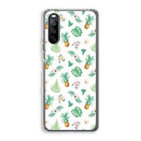 Ananas bladeren: Sony Xperia 10 III Transparant Hoesje