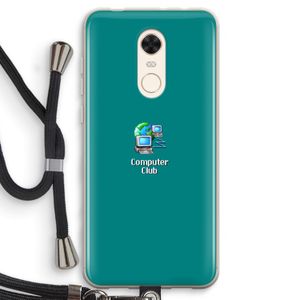 Win98: Xiaomi Redmi 5 Transparant Hoesje met koord
