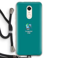 Win98: Xiaomi Redmi 5 Transparant Hoesje met koord