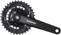 Crankstel 2 x 9 speed Shimano Altus FC-M101 met 175mm crankarm 36-22T met vierkante as - zwart Crankstel 2 x 9 speed Shimano Altus FC-M101 met 175mm crankarm 36-22T met vierkante as - zwart