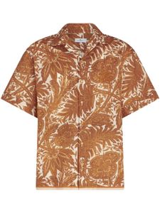 ETRO chemise en coton à logo brodé - Tons neutres