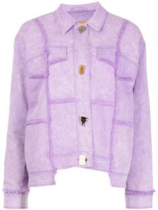 Rejina Pyo veste en jean Blanca à design asymétrique - Violet