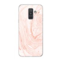 Peach bath: Samsung Galaxy A6 Plus (2018) Transparant Hoesje
