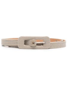 Giorgio Armani Pre-Owned ceinture fine à empiècements (années 1990) - Tons neutres