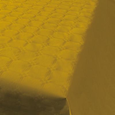 Tafellaken/tafelkleed rol papier - 700 x 120 cm - goudgeel - Lange tafels - Damast papier