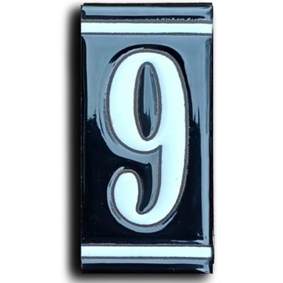 Huisnummer Zwart Wit - 9