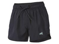 Mistral Dames zwemshort met elastische tailleband (38, Zwart) - thumbnail