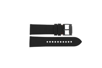 Horlogeband Fossil FS5235 Textiel Zwart 24mm