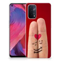 OPPO A93 5G Silicone Back Cover Liefde - Origineel Romantisch Cadeau