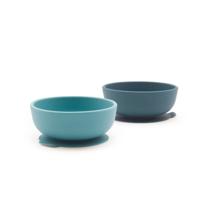 Ekobo Silicone kommen met zuignap | Blue/Lagoon