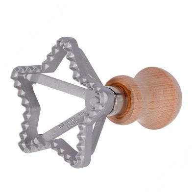 Stervormig Aluminium Vorm voor het snijden van ravioli - Diameter 70 mm