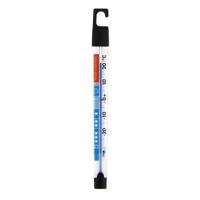 Koelkast en vriezerthermometer - zwart - kunststof - analoog Koelkast en vriezerthermometer - zwart - kunststof - analoog