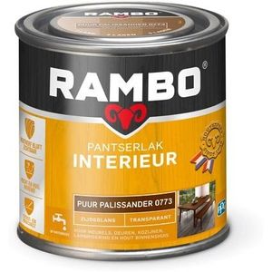 Rambo Pantserlak Interieur Transparant Zijdeglans - Puur palissander