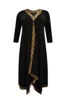 Yoek Jurk LEO | Zwart | Maat 50/52