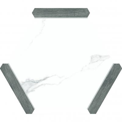 Monopole Avant Hexagon Tegels Denia Grijs 22 x 25 CM Porselein