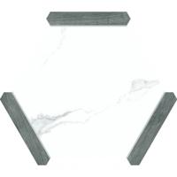 Monopole Avant Hexagon Tegels Denia Grijs 22 x 25 CM Porselein