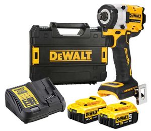 DeWalt DCF921P2T-QW - 18V XR Brushless Compacte Slagsmoersleutel | met Frictiering | 1/2" aansluiting | 2x 5.0Ah | in TSTAK - DCF921P2T-QW