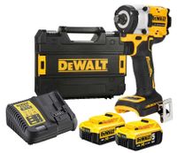 DeWalt DCF921P2T-QW - 18V XR Brushless Compacte Slagsmoersleutel | met Frictiering | 1/2" aansluiting | 2x 5.0Ah | in TSTAK - DCF921P2T-QW - thumbnail