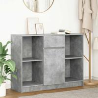 Dressoir met lade 101x35x76 cm spaanplaat betongrijs
