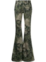 Roberto Cavalli pantalon à imprimé Jungle - Vert