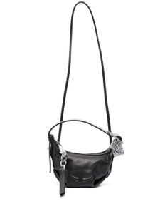 Zadig&Voltaire mini sac Le Cecilia à ornements en cristal - Noir