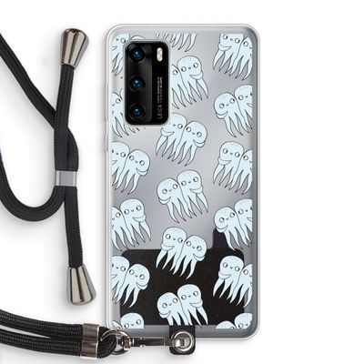 Octopussen: Huawei P40 Transparant Hoesje met koord