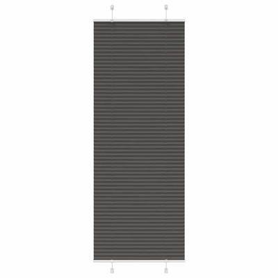 Pliss rolgordijn 70x200 cm stofbreedte 69,4 cm polyester zwart