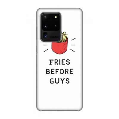 Fries before guys: Volledig geprint Samsung Galaxy S20 Ultra Hoesje