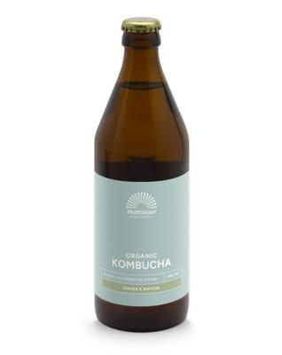 Mattisson Kombucha ginger & matcha double fermented bio