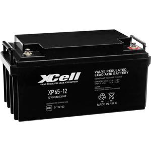 XCell XP6512 Loodaccu 12 V 65 Ah Loodvlies (AGM) (b x h x d) 348 x 178 x 167 mm M6-schroefaansluiting Onderhoudsvrij, VDS-certificering