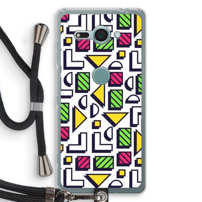 8-bit N°4: Sony Xperia XZ2 Compact Transparant Hoesje met koord