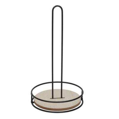 Keukenrolhouder - 32 cm - hout - houder voor keukenpapier/keukenrol
