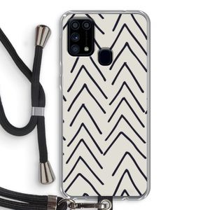 Marrakech Arrows: Samsung Galaxy M31 Transparant Hoesje met koord