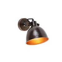 QAZQA Industriële wandlamp brons met koper verstelbaar - Liko - thumbnail