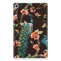Lenovo Tab M10 Plus (3e generatie) Back Case Pauw met Bloemen
