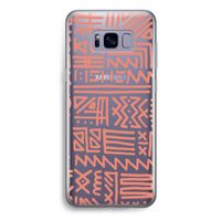 Marrakech Pink: Samsung Galaxy S8 Plus Transparant Hoesje