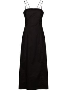FRAME robe sans manches à encolure carrée - Noir